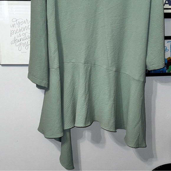 Sage Green Longsleeve Midi Dress - Picture 11 of 11